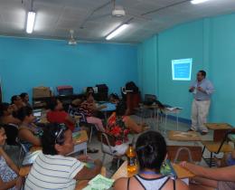 Capacitación comunidad Río Cañas proyecto Fortalecimento capacidades psicosociales y gerenciales, Carrillo Guanacaste 2016