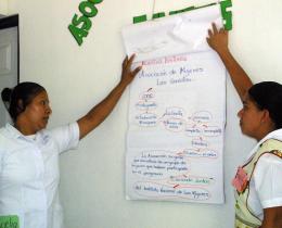 Grupo las Gaviotas, participante en el proyecto Fortalecimiento Administrativo y de Gestión Microempresarial, Santa Elena Cruz, Guanacaste  