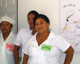 Grupo las Gaviotas, participante en el proyecto Fortalecimiento Administrativo y de Gestión Microempresarial, Santa Elena Cruz, Guanacaste