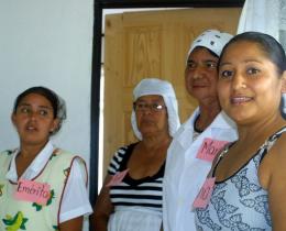 Grupo las Gaviotas, participante en el proyecto Fortalecimiento Administrativo y de Gestión Microempresarial, Santa Elena Cruz, Guanacaste  