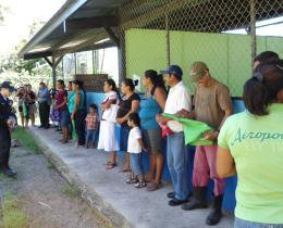 Talleres comunidad de Las Brisas, La Cruz, Guanate, proyecto Implementación del Enfoque de Mejoramiento