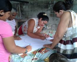 Talleres comunidad del Capuin, Liberia, Guanacaste, proyecto Emplementación del Enfoque de Mejoramiento