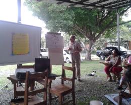 Talleres comunidad del Capuin, Liberia, Guanacaste, proyecto Emplementación del Enfoque de Mejoramiento 