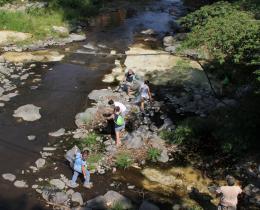 Limpieza Río Abangares, proyecto Residuos Sólidos, Abangares, Guanacaste 