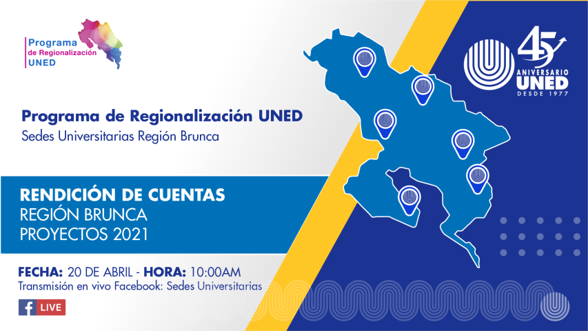 Resultados del Programa de Regionalización en la Región Brunca en el 2021